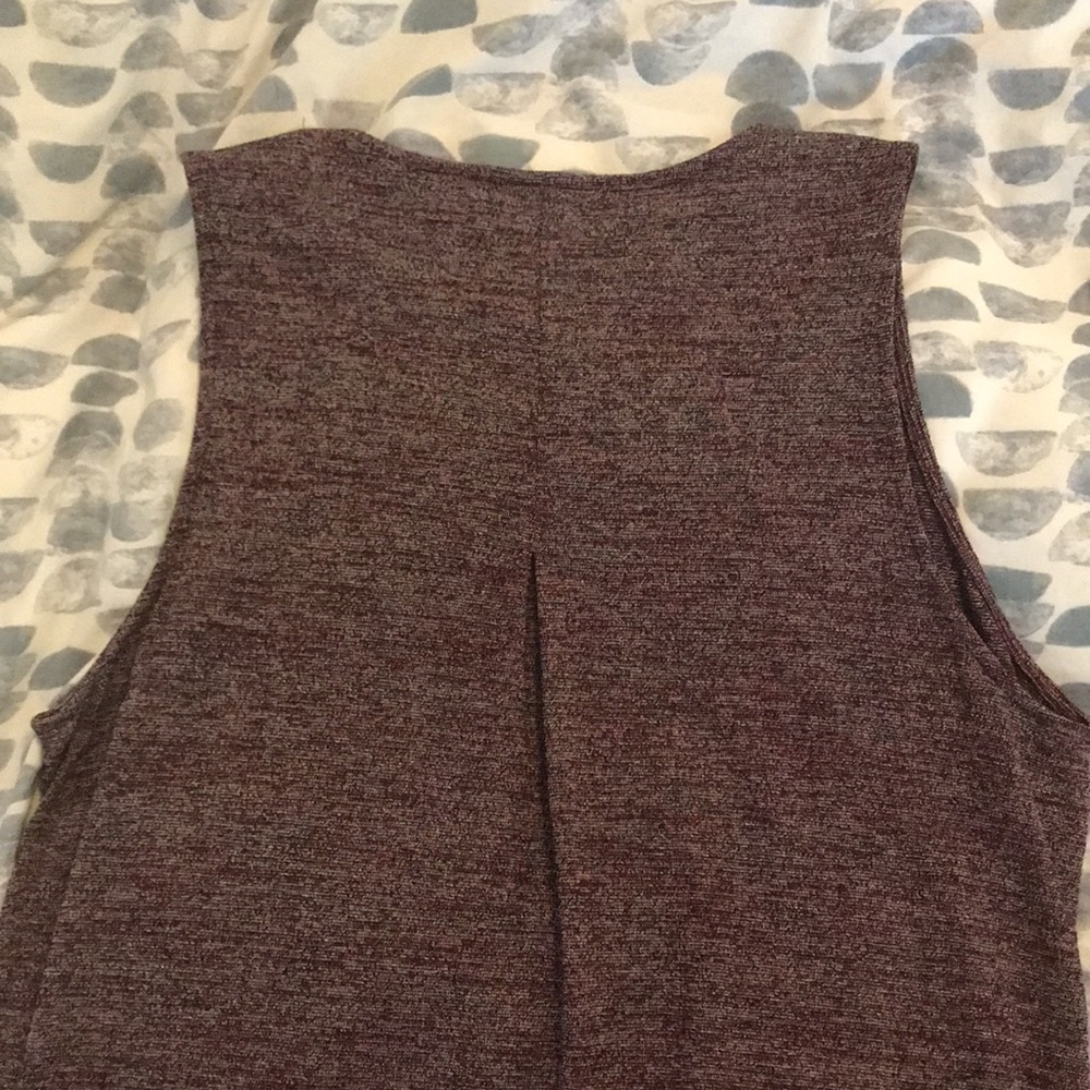 Wearever Collection - Burgundy marled dress by J Jill (L)